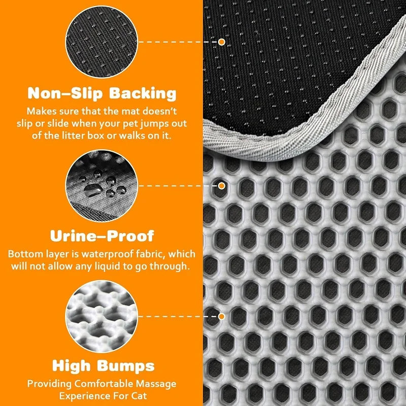 Premium Cat Litter Trapping Mat™